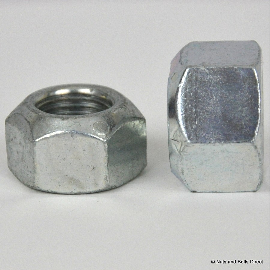 9/16" Coneloc SelfLocking Hex Nut Imperial UNF Grade B Steel Zinc Plate